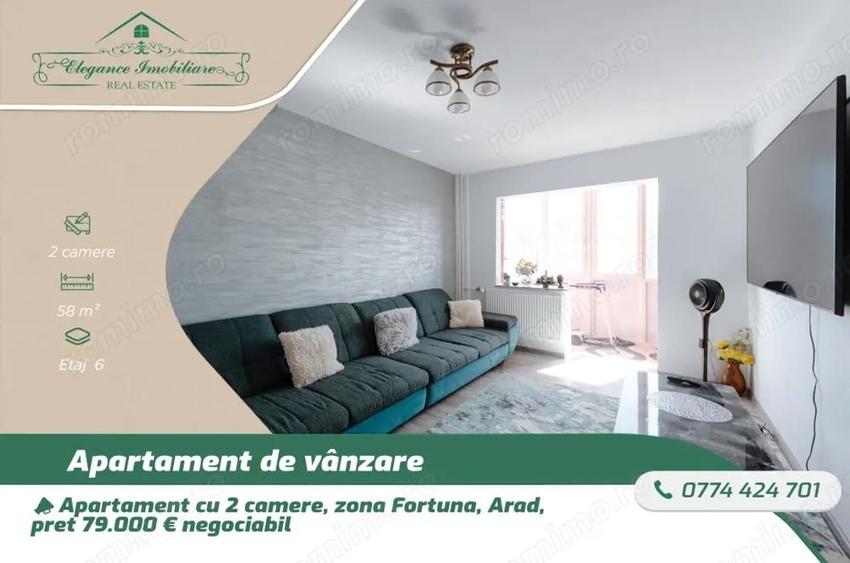 Apartament cu 2 camere,zona Fortuna, Arad - 5