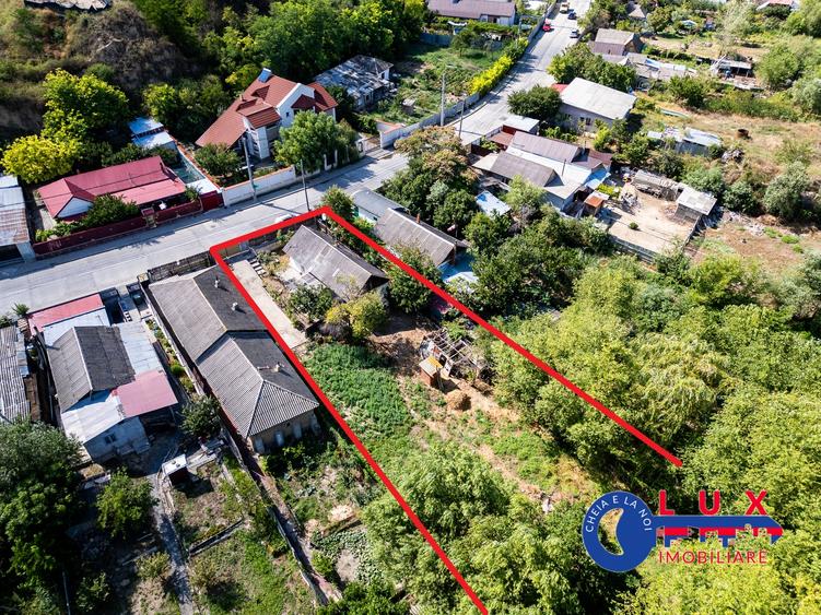 ID 7854 EXCLUSIVITATE – Teren cu casă și ieșire la canal - 4