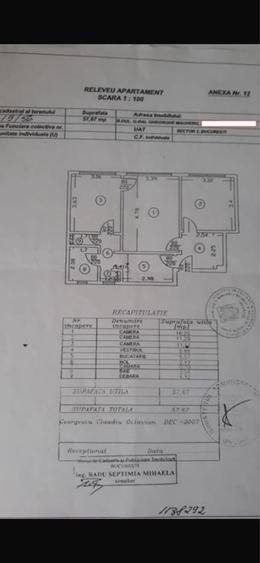 Apartament cu 3 camere semidecomandat în Ultracentral