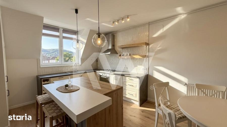 Apartament cu 5 camere, mobilat în Central