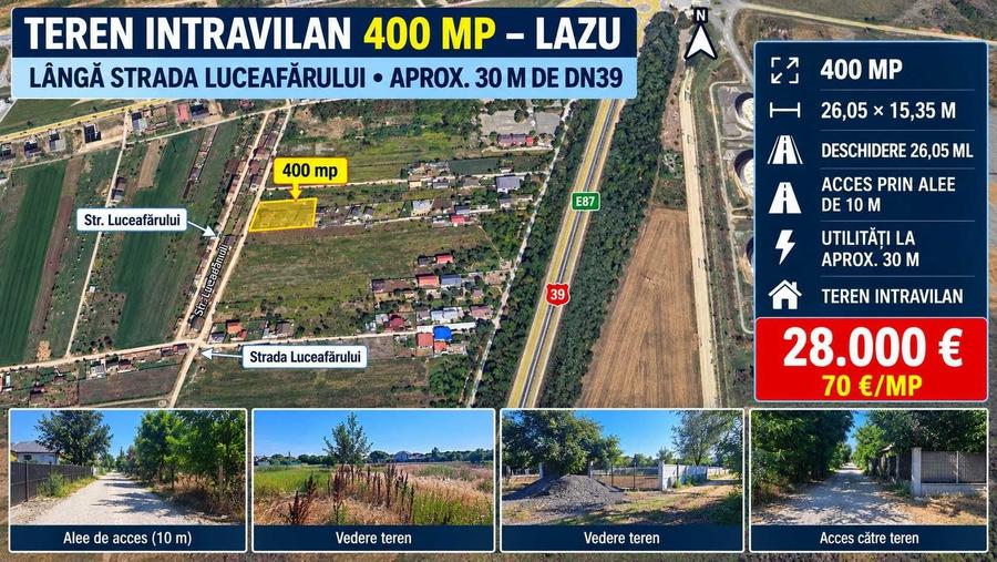Spațiu comercial, în Lazu