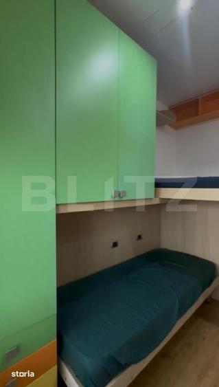 Apartament cu 3 camere semidecomandat, mobilat în Nord