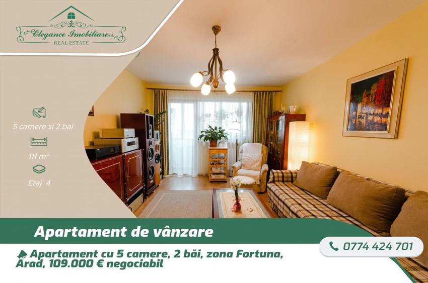 Apartament  cu 5 camere, zona Fortuna ,Arad - 1
