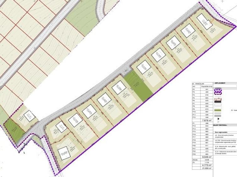 Teren cu PUZ 11.000 mp 12 parcele pentru Case/Duplex Sannicoara - 1