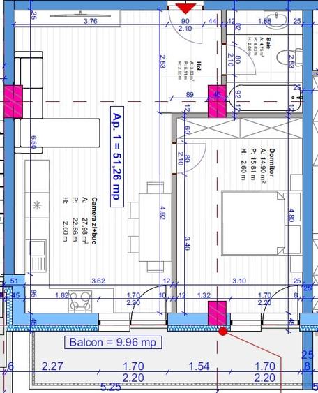 Apartamente de 1-3 camere, 37-60 mp, posibilitate garaj, zona Terra - 1