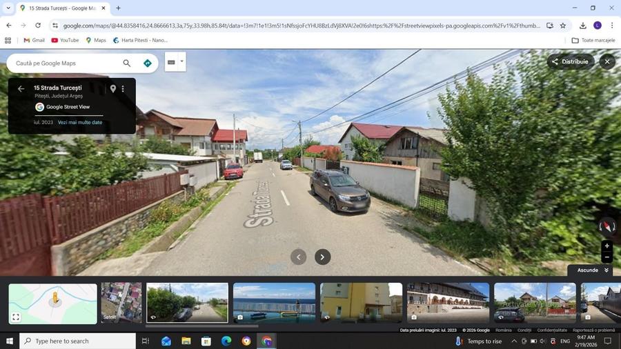 Teren 1053 mp cu deschidere 18 m – Războieni, str. Turcești - 3