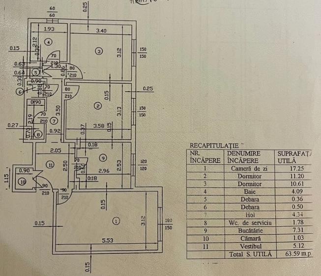 Apartament 3 camere - Aparatorii Patriei - 7 minute de metrou - 2
