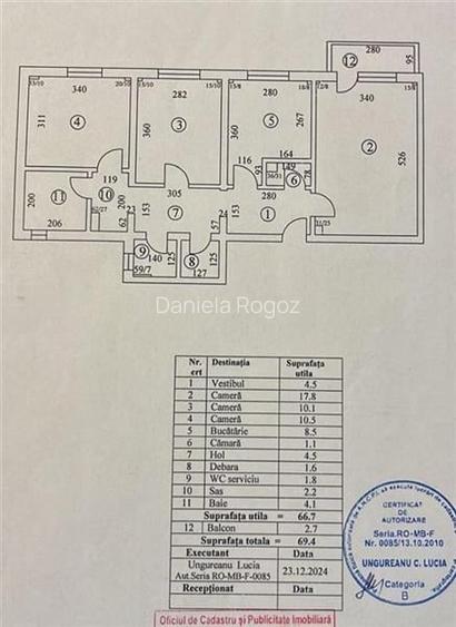 Apartament 3 camere Obor pozitie pe spate lMetrou