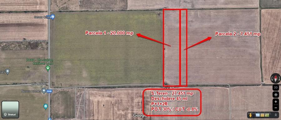 De Vanzare! Teren dezvoltare proiect rezidential v-a-v de ''Nusco Homes'' - 2