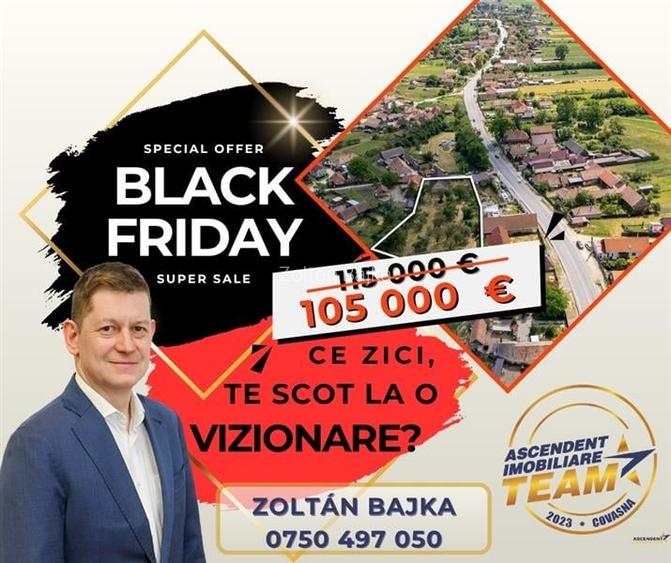 FILM! 2.700mp teren cu casa personalizabila, pomi fructiferi,langa Sfantu Gheorg