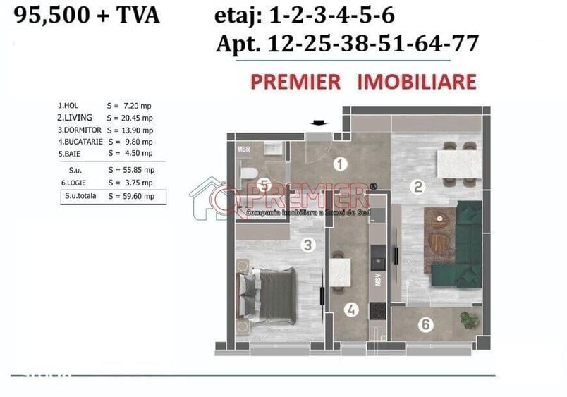 2 Camere Grand Arena | Postalionului - 1