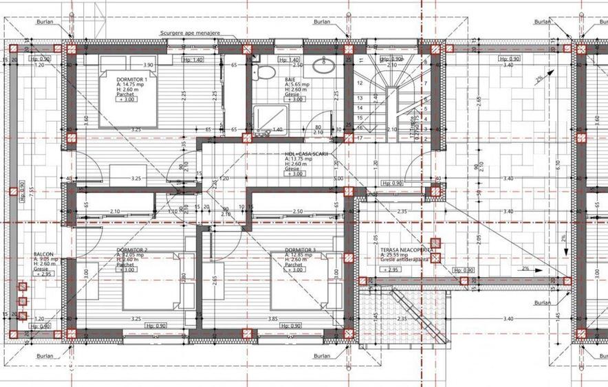 CASA SEMIFINISATA CU CF DE VANZARE CU GARAJ FELEACU - TEREN 430 MP CU - 1