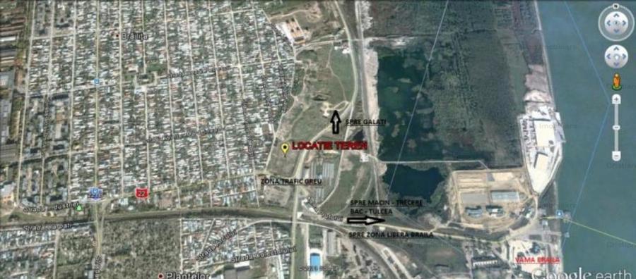 SUPER TEREN 14.168mp ; 320m deschidere la 3 strazi - 1