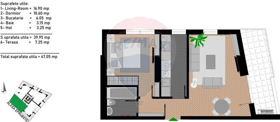 Vanzare Ap 2 camere Camil Ressu - 2