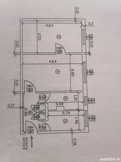 Apartament 2 camere Pitesti , zona Kaufland Razboieni - 1