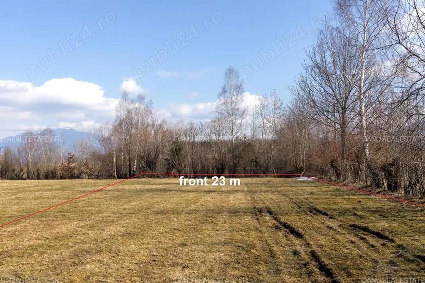 Comision0% - Bran Sohodol vedere spre Piatra Craiului Teren intravilan 5967mp+teren bonus - 5