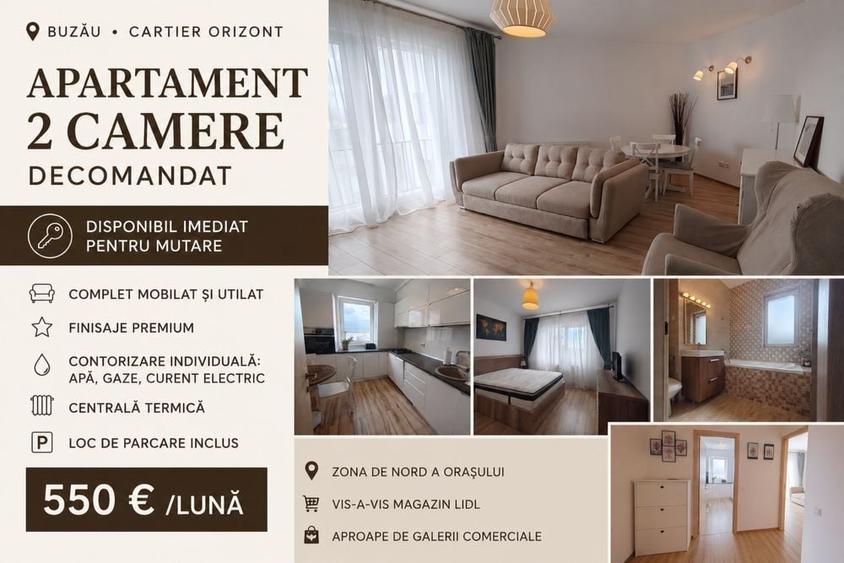 Apartament Premium 2 camere de inchiriat ,Cartier Orizont, Buzau - 3