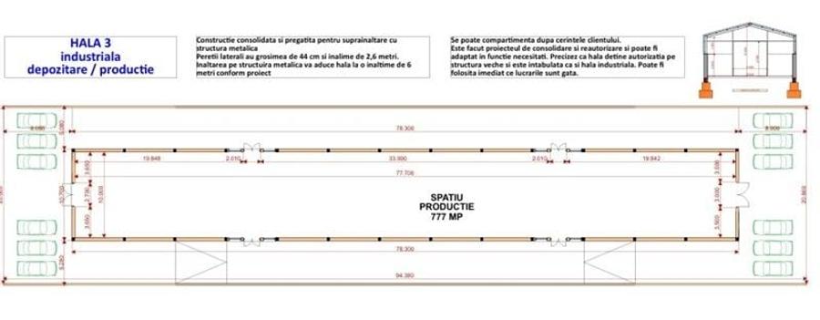 Hale industriale, fabrica de mobila la chei'?de vanzare, zona Horlesti - 7