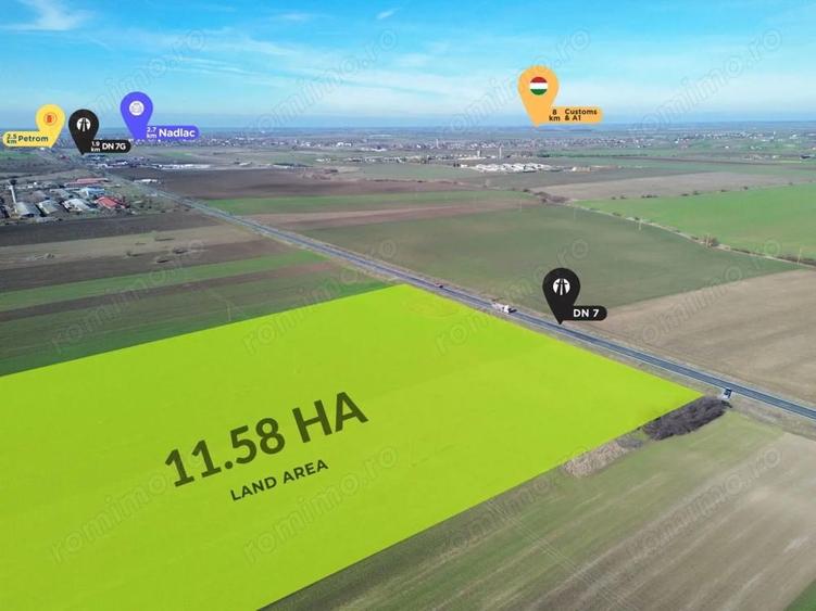 Teren folosinta gratuita | Oportunitate investitie | Seitin | Nadlac - 1