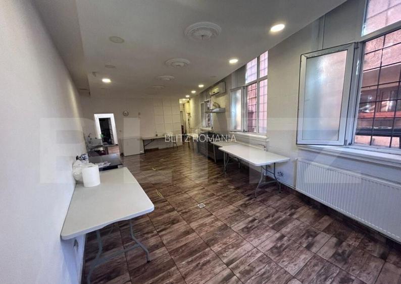 Spatiu comercial cu vad, 99 mp, trifazic, zona Billa