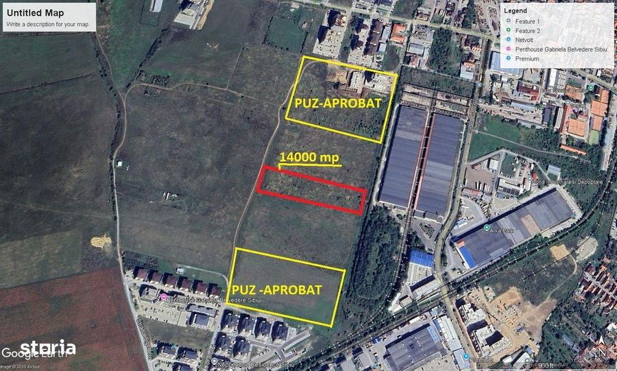 Teren 14000 mp in zona suburbana, ideal pentru construc?ii - 1