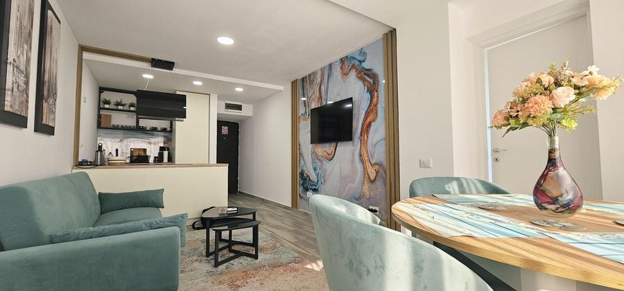 Sea View Olimp, Apartament 3 camere mobilat, vedere la mare - 1