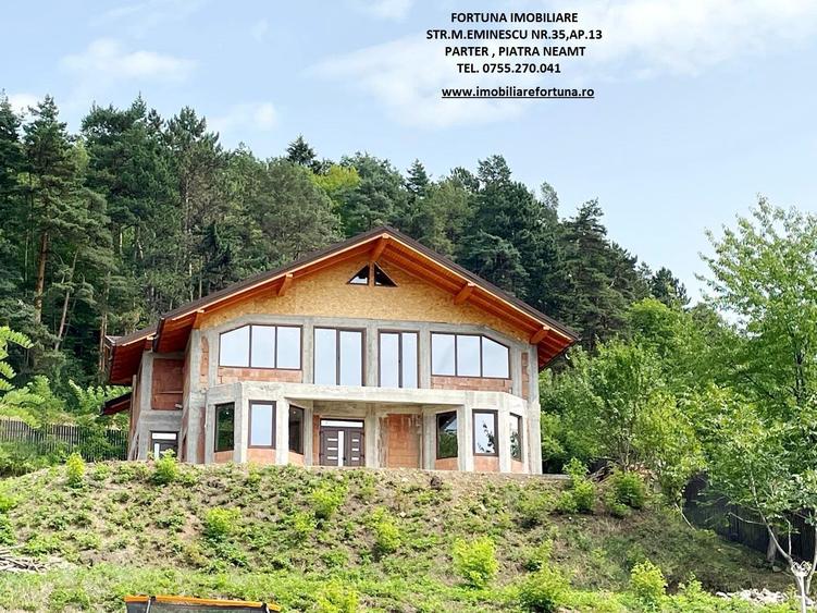 Casa la rosu D+P+E si teren 873 mp, sat Bistrita - 2