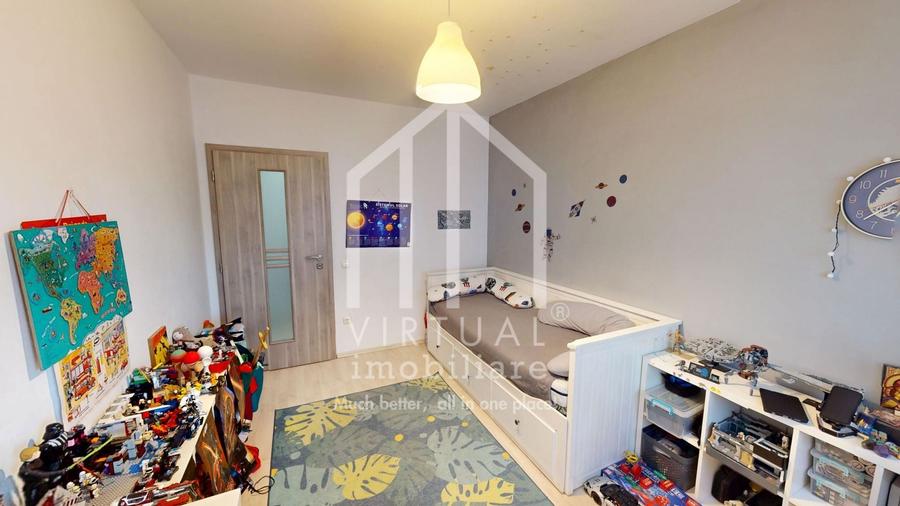 Apartament cu 3 camere, 74mp utili+2 balcoane, etaj 2/4, zona Turnisor - 10