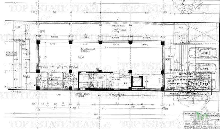 Inchiriere cladire de birouri S+P+4E, zona 1 Mai - 6
