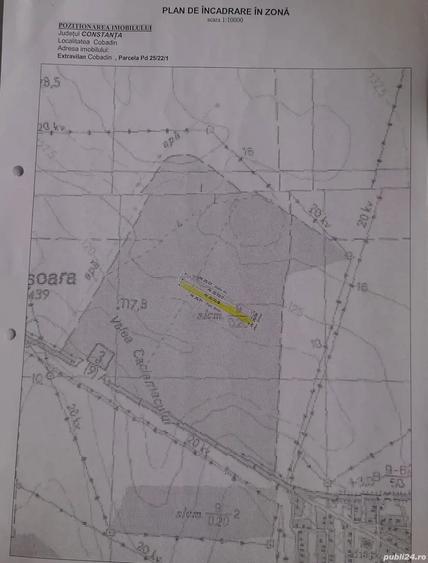 Teren de 12000 mp, în Cobadin