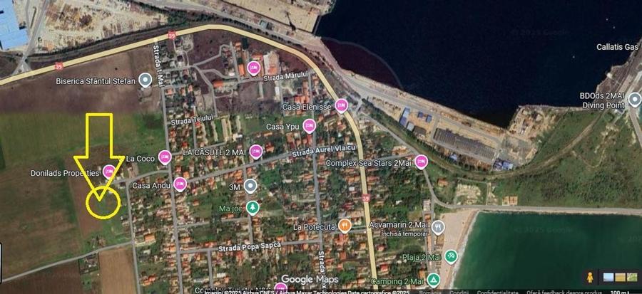 Teren de vanzare in 2 Mai -Vama Veche - 3