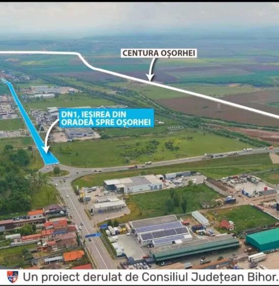 Teren Intravilan Industrial si Servicii Centura Osorhei COMISION 0% - 5