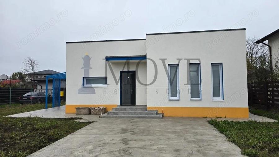 Casa mediteraneana cu 3 camere si curte generoasa- comuna Berceni - 17