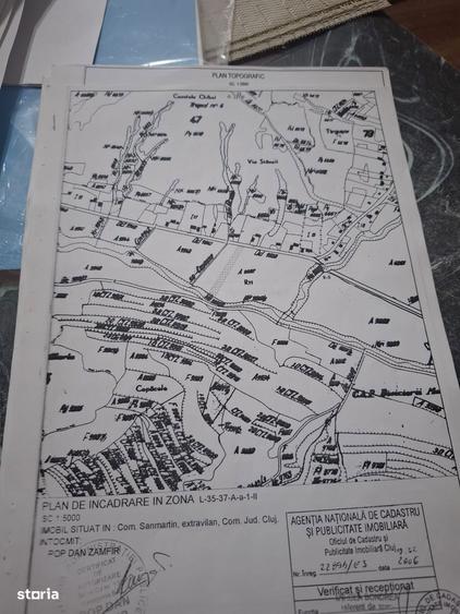 Teren extravilan Sanmartin Cluj Targu?or, aproape Gherla, negociabil - 2