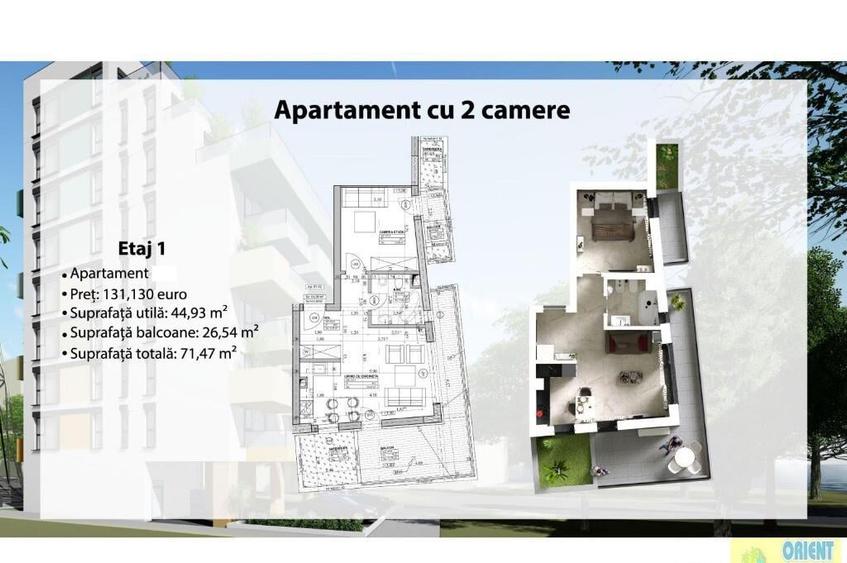 Statiunea Mamaia, apartamente 2 camere bloc NOU, vedere la mare si lac - 10