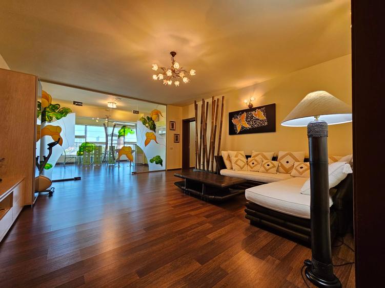 Apartament cu 3 camere semidecomandat, mobilat în Calea Plevnei