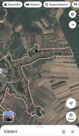 Casă cu 2 camere cu Teren 550 Mp în Vlădeni