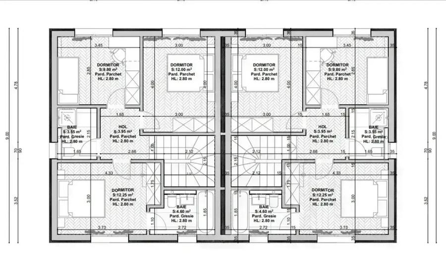 Duplex 4 camere | Finalizat Lux 110 mp curte | Proprietar Grand Arena - 7