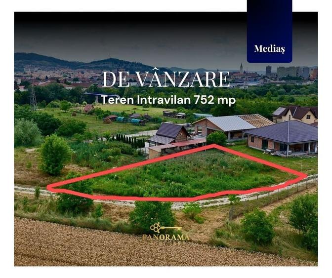Teren Construcții intravilan de 752 mp, în Est