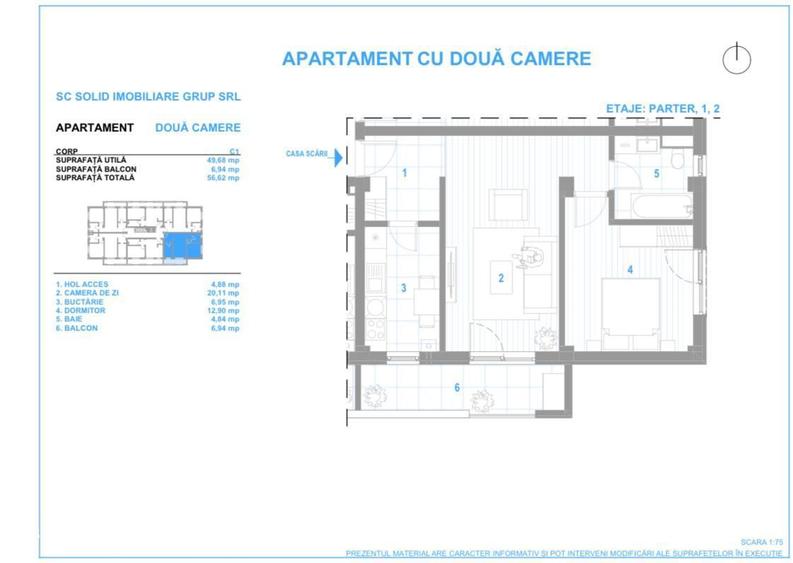 PROMOTIE->30Aprl. Ap. 1/2 CAMERE 900m de OMV BUCIUM -Predare IUN 2026 - 3