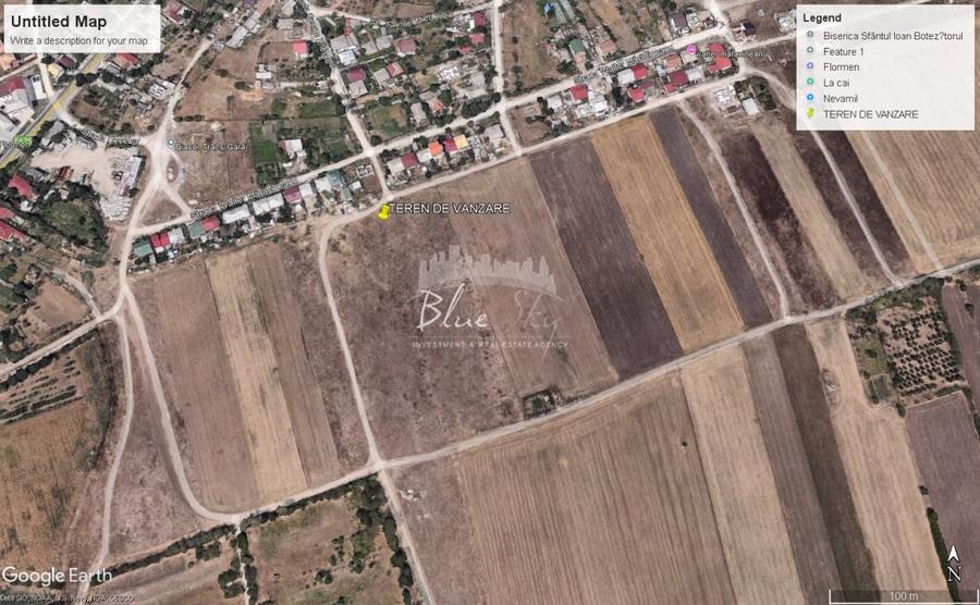 Teren intravilan 5000 mp situat in Techirghiol, langa case - 5