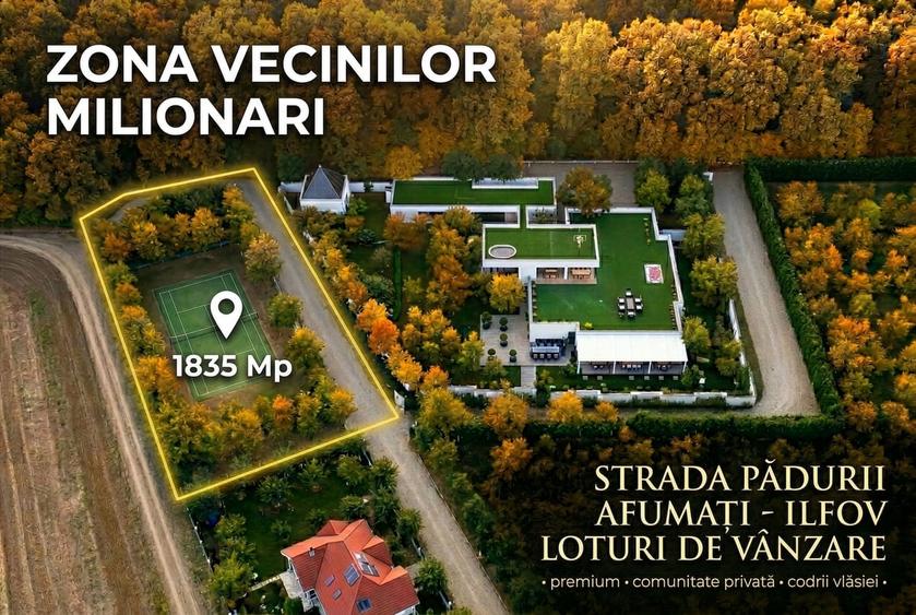 Ilfov, teren premium la Codrii Vlasiei comunitate privata vecini milionari - 10