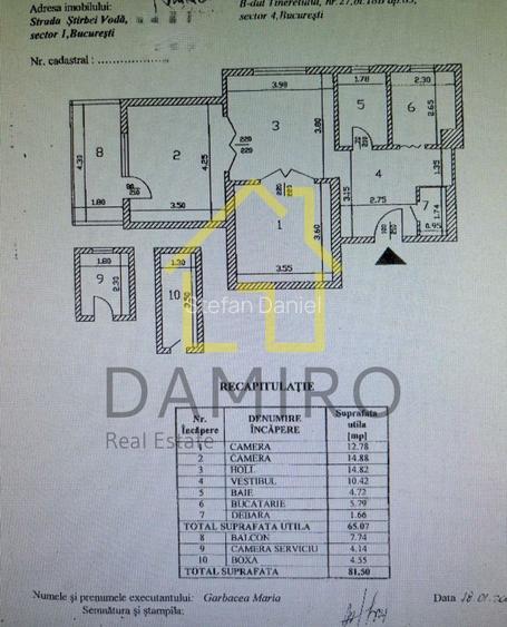 Apartament 3 Camere Stirbei Voda Calea Victoriei Bloc Consolidat+Boxa Comision 0 Apartament 3 Camere Stirbei Voda Calea Victoriei Bloc Consolidat+Boxa Comision 0