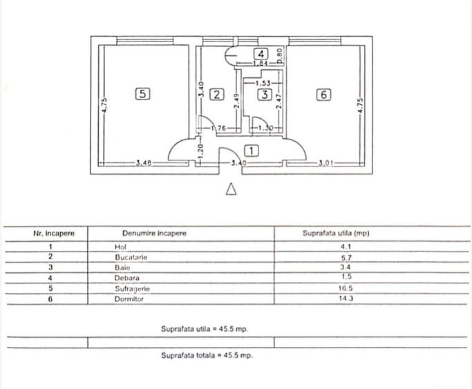 Gara- Bd. Ferdinand, apartament cu 2 camere decomandate, liber, vedere spre parc - 3