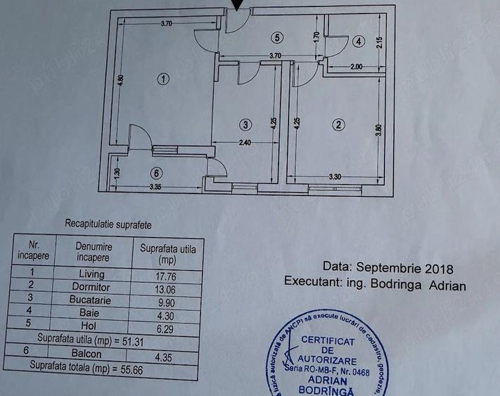 APARTAMENT DE LUX 2 CAMERE DECOMANDAT LUJERULUI BLOC 2018 - 10