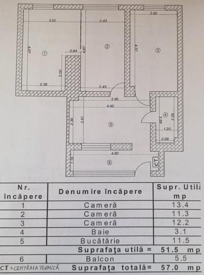 Apartament renovat profesional, complet - la cheie, ideal rezidential sau birou - 9