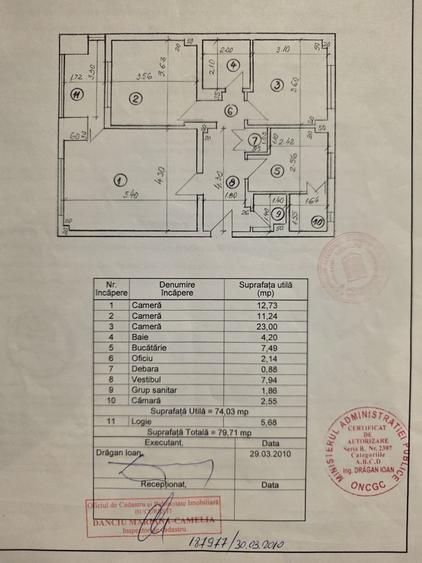 Apartament 3 Camere, Calarasilor STRADAL ,Hyperion,bl.1992,reabilitat,et.3/7 - 14