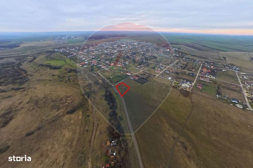 Teren generos cu doua fronturi, Frumuseni zona in dezvoltare - 9