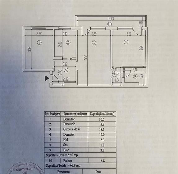 RENOVAT RECENT! Ap 3 cam, conf 1, semidecomandat, Independentei, LIBER - 8
