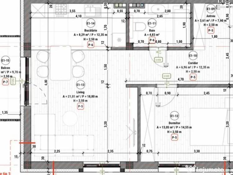 Apartament 2 camere, decomandat, 59 mp, Mosnita Noua - Ursen - 4